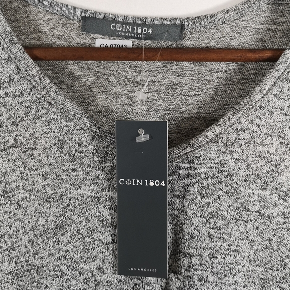 NWT Coin 1804 Los Angeles, Women's Long-Sleeve, Grey, Size Small, Super Soft. - Picture 3 of 6